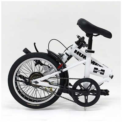 ミムゴ 折りたたみ自転車 16インチ [ノーパンクモデル] ホワイト 