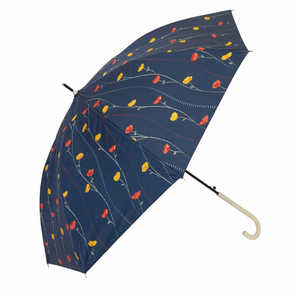 サントス santos 晴雨兼用傘 ニフティフラワー 長傘 04.ひなげしネイビー JK142 サントス santos 晴雨兼用傘 ニフティフラワー 長傘 04.ひなげしネイビー JK142
