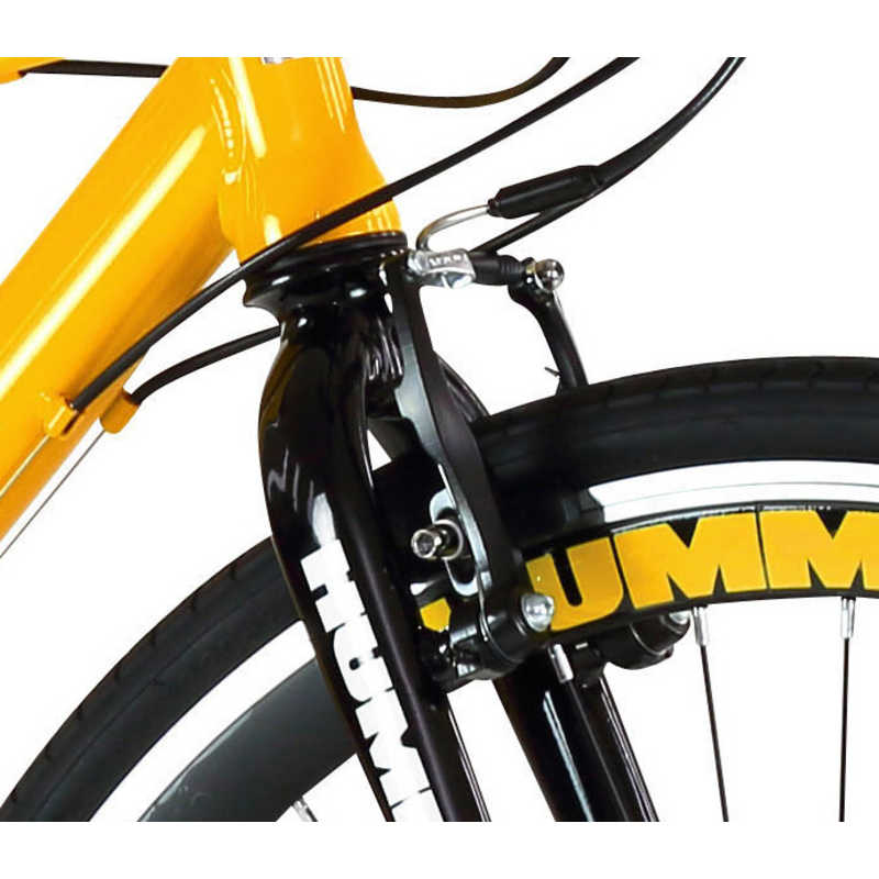 ハマー ハマー 700×32C型 クロスバイク HUMMER (イエロー/18段変速)63117-07【組立商品につき返品不可 】 CRB7018DR CRB7018DR