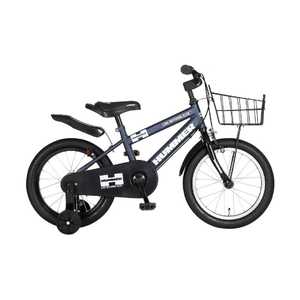 ＜コジマ＞ ハマー 16型 子供用自転車 HUMMER (シングルシフト/ミッドナイトブルー) 63326-4399【組立商品につき返品不可 】 ミッドナイトブル KIDS16_OH画像