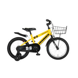 ハマー 子供用自転車 16型 HUMMER KIDS16-OH(シングルシフト/イエロー) 63326-0799【組立商品につき返品不可】 KIDS16_OH