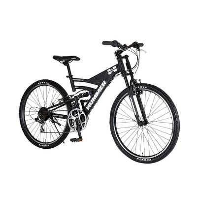 ハマー MTB 26インチ HUMMER DH2618-E(ブラック/18段変速) 【組立商品 