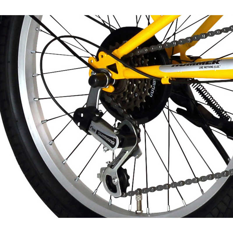 ハマー ハマー 折りたたみ自転車 20型 FDB206 TANK-G(外装6段変速/)63254 Yellow【組立商品につき返品不可】 FDB206TANK_G FDB206TANK_G