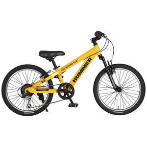 ハマー 20型 子供用自転車 HUMMER (外装6段変速) Yellow【組立商品につき返品不可】 Jr.ATB206-SV