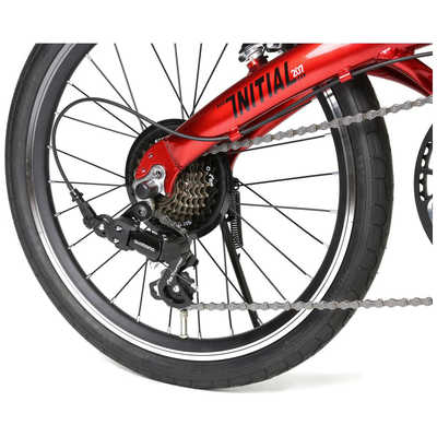 ルノー 折りたたみ自転車 イニシャル207 [外装7段 /20インチ] レッド