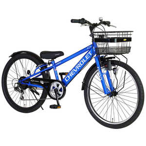 シボレー 24インチ 子供用自転車 CHEVROLET Jr.(外装6段変速) Blue 【組立商品につき返品不可】 CTB246 シボレー 24インチ 子供用自転車 CHEVROLET Jr.(外装6段変速) Blue 【組立商品につき返品不可】 CTB246