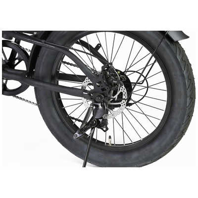 ハマー 折りたたみ自転車 HUMMER FAT-DISC JET-BLACK ［外装6段 / 20