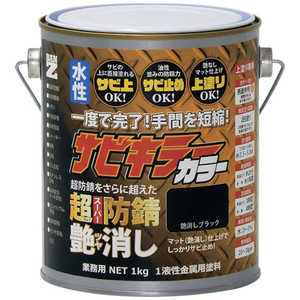 BANZI BANーZI 防錆塗料 サビキラーカラー艶消し 1kg つや消し黒 BSKCTK01B