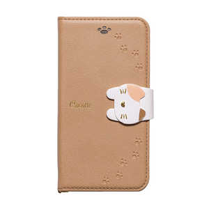 ナチュラルデザイン iPhone8/7/6s/6兼用手帳型ケース Cocotte Beige iP7-COT05