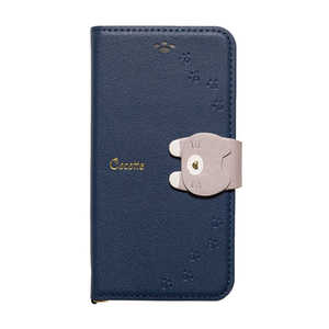 ナチュラルデザイン iPhone8/7/6s/6兼用手帳型ケース Cocotte Navy iP7-COT06