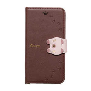 ナチュラルデザイン iPhone8/7/6s/6兼用手帳型ケース Cocotte Brown iP7-COT07