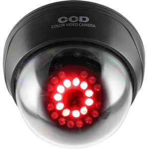 オンスクエア ダミーカメラ赤外線ドーム型 ブラック OS-168R