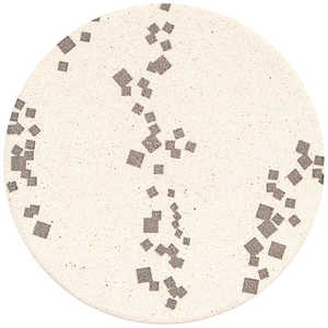 エヌエレファント 陶器珪藻土コースター WAGARA ＆NE 霰(あられ) NRS-033-AR