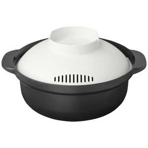 エヌエレファント レンジポット Recopo(レコポ) nikii ブラック NIM-205-BK エヌエレファント レンジポット Recopo(レコポ) nikii ブラック NIM-205-BK