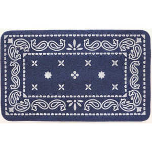 カキウチ エントランスマット 45×75cm ペイズリー KENTRANCEMAT カキウチ エントランスマット 45×75cm ペイズリー KENTRANCEMAT