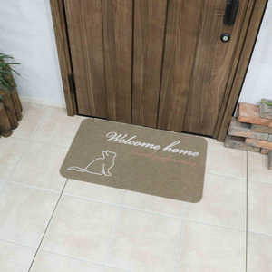 カキウチ エントランスマット 45×75cm カミングキャット KENTRANCEMAT カキウチ エントランスマット 45×75cm カミングキャット KENTRANCEMAT