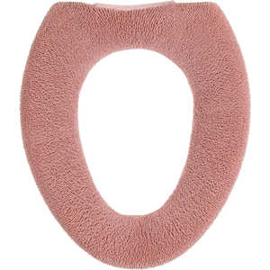 カキウチ トイレ便座カバー O型 約幅25×奥行16×高さ2cm アースピンク SELECT JUST FIT YNO-256 