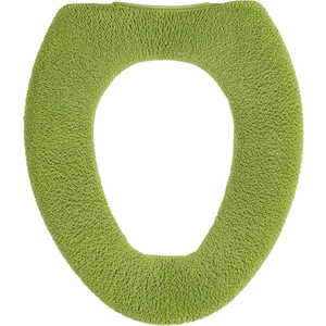 カキウチ トイレ便座カバー O型 約幅25×奥行16×高さ2cm アースグリーン SELECT JUST FIT YNO-256 
