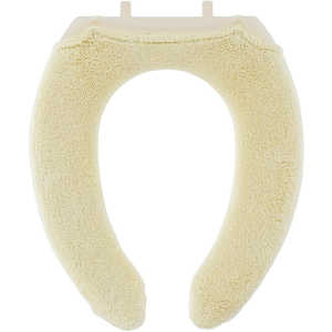 カキウチ トイレ便座カバー U型 約幅60×奥行8×高さ1.5cm エクリュ SELECT JUST FIT COTTON YNU-157 