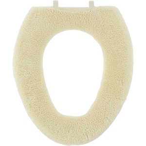 カキウチ トイレ便座カバー O型 約幅25×奥行16×高さ1cm エクリュ SELECT JUST FIT COTTON YNO-257 