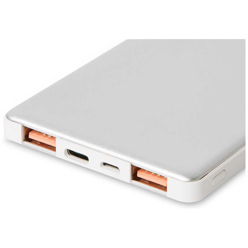 TAG label by amadana TAG label by amadana タグレーベル バイ アマダナ モバイルバッテリー [6200mAh /3ポート /充電タイプ] AT-MBA62P-SV シルバｰ AT-MBA62P-SV シルバｰ