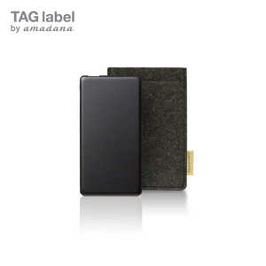 TAG label by amadana ХХåƥ꡼ mobile battery TAGlabel by amadana(졼٥ Х ޥ) AT-MBA62P-BK ֥åڥӥå饰롼ץ