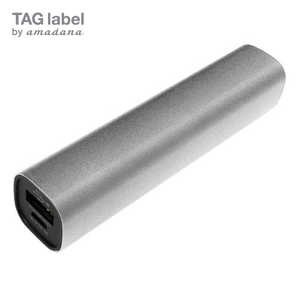 TAG label by amadana モバイルバッテリー mobile battery TAGlabel by amadana(タグレーベル バイ アマダナ) シルバー AT-MBA30P-SV シルバｰ