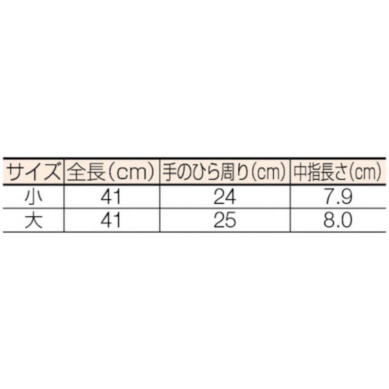 あすつく対応 「直送」 渡部工業 ワタベ 510L 高圧ゴム手袋410mm大 429-9604 - 2