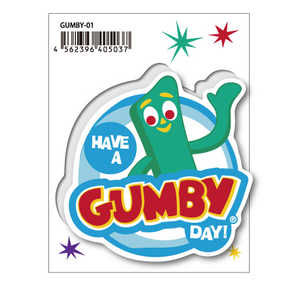 ゼネラルステッカー GUMBY ステッカー HAVE A GUMBY DAY！ HAVE A GUMBY DAY！ GUMBY01