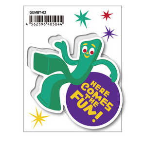 ゼネラルステッカー GUMBY ステッカー HERE COMES THE FUN！ HERE COMES THE FUN！ GUMBY02