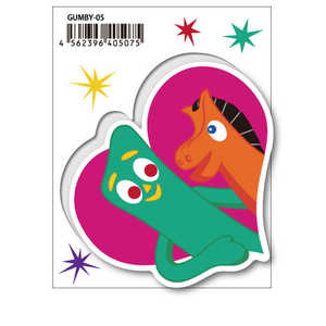 ゼネラルステッカー GUMBY ステッカー GUMBY and POKEY HEART GUMBY and POKEY HEART GUMBY05
