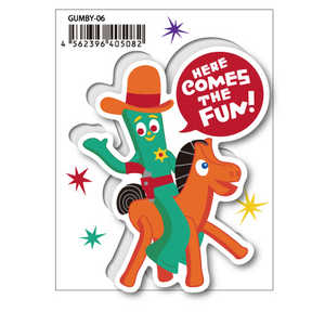 ゼネラルステッカー GUMBY ステッカー HERE COMES THE FUN！ with POKEY HERE COMES THE FUN！ with POKEY GUMBY06