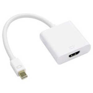 アイネックス 変換･延長ケーブル Ainex ホワイト [HDMI⇔miniDisplayPort] AMC-MDPHD