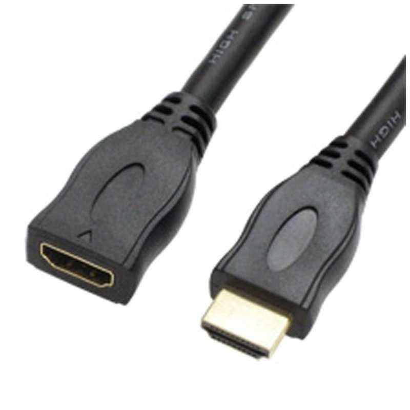 アイネックス アイネックス HDMI変換・延長プラグ ブラック [2m /HDMI⇔HDMI /スタンダードタイプ /4K対応] AMC-HDEV20 AMC-HDEV20
