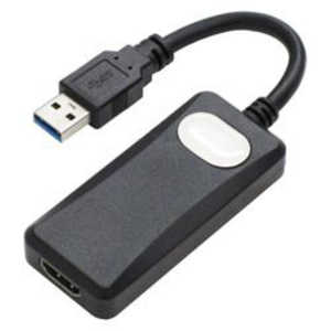 アイネックス TypeA変換ケーブル･プラグ Ainex ブラック [スタンダードタイプ] AMC-USBHD