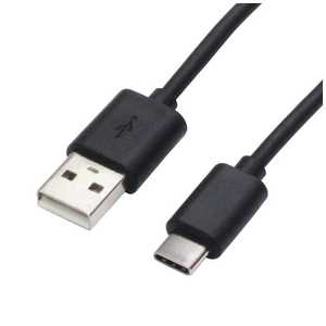 アイネックス 1m[USB-C ⇔ USB-A]2.0ケーブル 充電･転送 ブラック U20AC-MM10