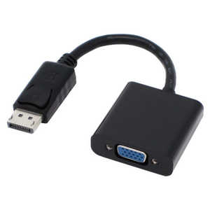 アイネックス DisplayPort-VGA変換ケーブル ブラック [0.2m /DisplayPort⇔VGA] AMC-DPVGA