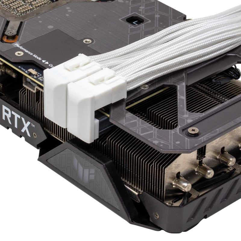 アイネックス アイネックス PCI Express用電源変換アダプタ C字型 8ピン上ラッチ用 ホワイト PXPCIE8COW2 PXPCIE8COW2