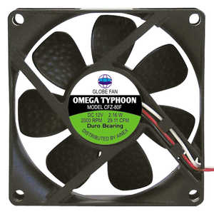 ͥå ե[80mm / 2000RPM] Omega Typhoon 80mm ɸॿ CFZ-80FB