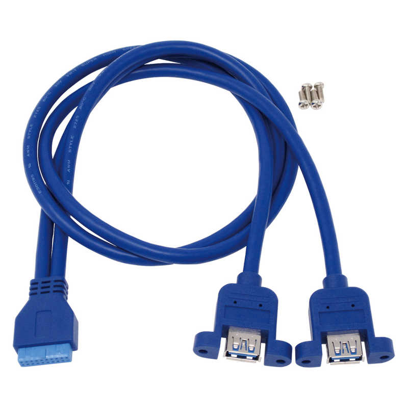 アイネックス アイネックス パネルマウント用USB3.0ケーブル ヘッダー接続 USB021A USB021A