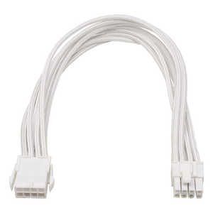 アイネックス PCI Express用 電源延長スリーブケーブル 30cm ホワイト PX015VWH2 アイネックス PCI Express用 電源延長スリーブケーブル 30cm ホワイト PX015VWH2
