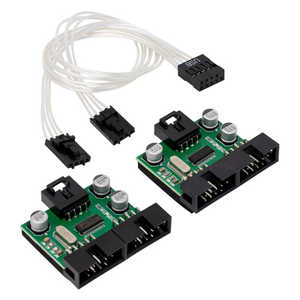アイネックス USB2.0ヘッダー 4分配ハブ HUB07 アイネックス USB2.0ヘッダー 4分配ハブ HUB07