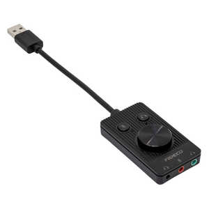 アイネックス USBオーディオ変換ケーブル 4極ヘッドセット用＋3極ヘッドフォン＋マイク用 AVC-11