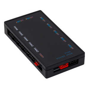 アイネックス ARGB LED 7分岐/ファンPWM信号6分岐ファンハブ RLD-HUBD7F6