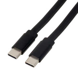 �����ͥå��� USB2.0 Type-C�����֥� PD60W ���եȡ��ե�å� 1m U20CC-MM10P6F