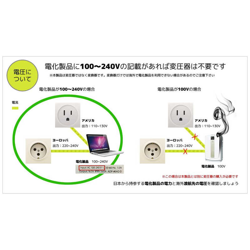 ロジック ロジック 海外トラベルアダプター コンセント+ LGOP001 LGOP001