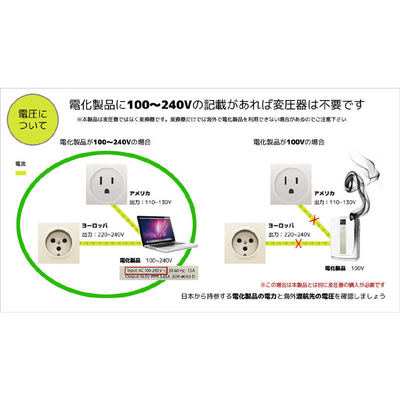 ロジック ロジック ワイヤレス充電器付 海外トラベルアダプター コンセントプラスN ブラック LGOP002N LGOP002N