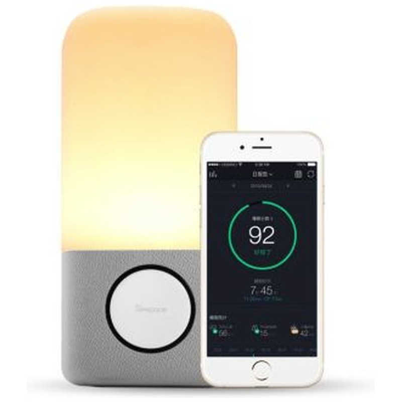 EMOOR EMOOR Smart Sleep Light (スマｰトスリｰプライト) wd-smartsleeplight-gy ホワイト/グレｰ wd-smartsleeplight-gy ホワイト/グレｰ