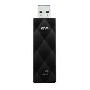 SILICONPOWER USBメモリ　マットブラック SPJ008GU3B20K