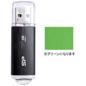 SILICONPOWER USBメモリ　グリーン SPJ008GU3B02G